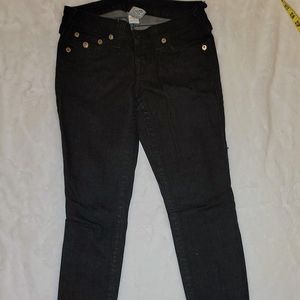 True Religion Jeans skinny black sz 26